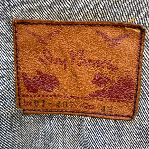 VTG Dry Bones X Japan 🇯🇵 Selvage Denim Jacket, Sz M - Picture 16 of 16
